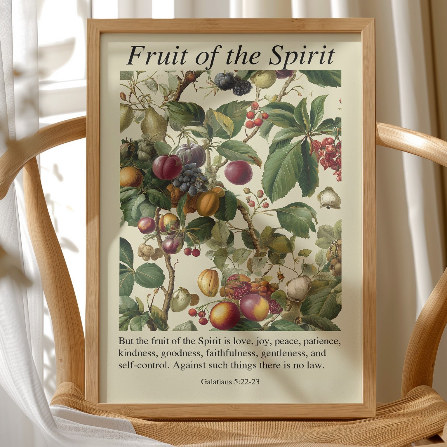 Sacred Harvest On Wooden Table