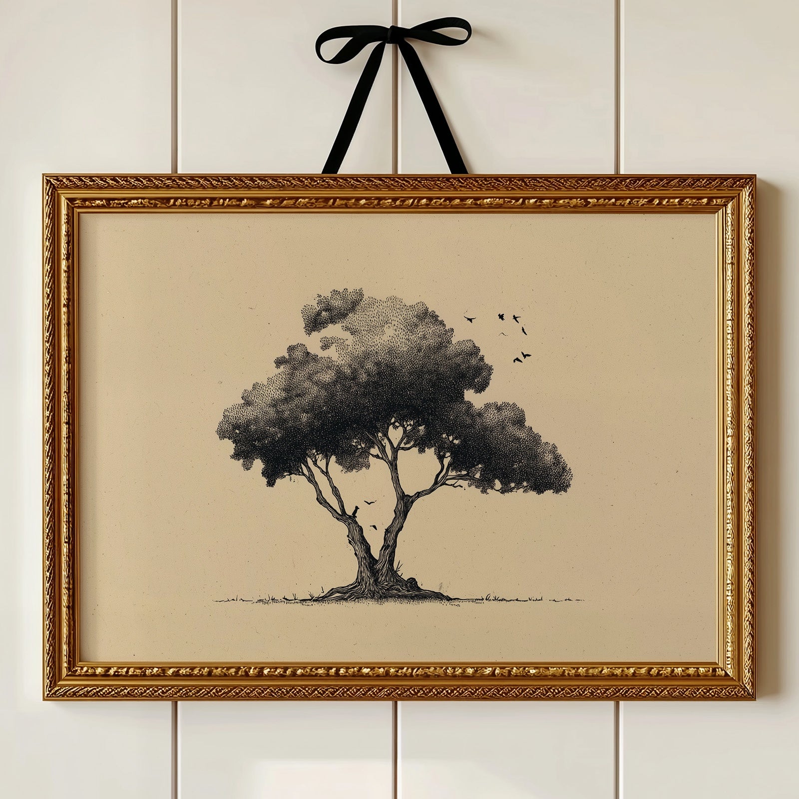 Solitary Acacia Whispers Ancient Tales