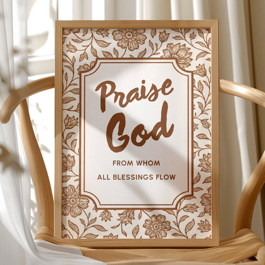 Sepia Devotion Blooms In Gratitude