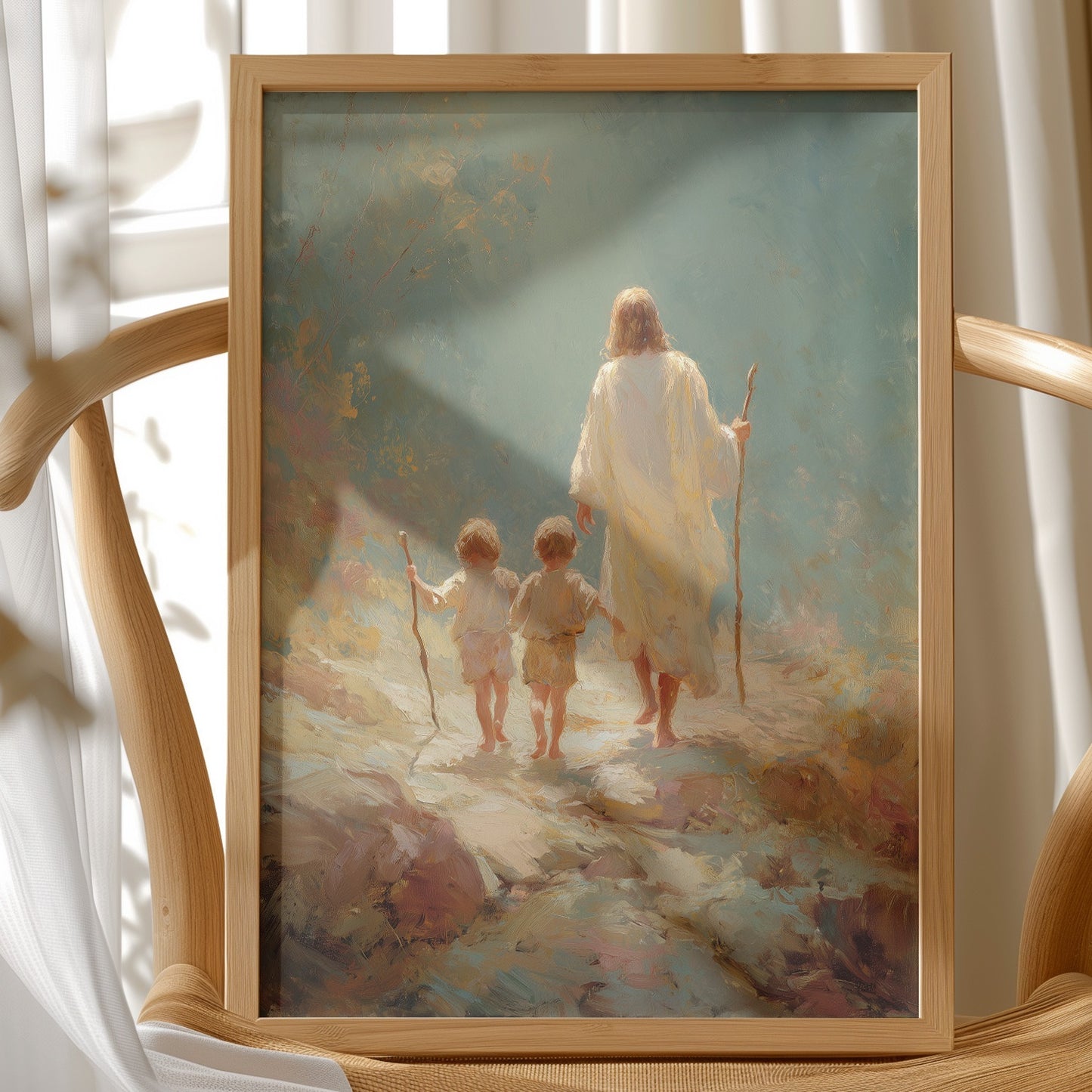 Luminous Journey Through Ethereal Paths