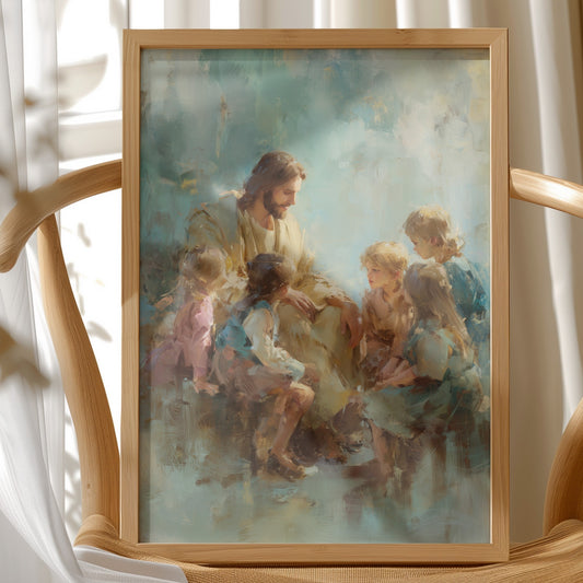 Gentle Teacher Amid Turquoise Haze
