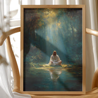 Divine Solitude in Woodland Sanctuary