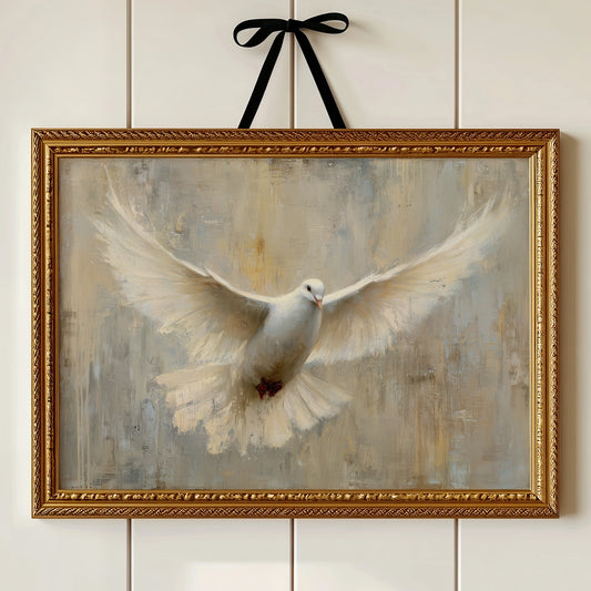 Celestial Messenger in Ivory Flight