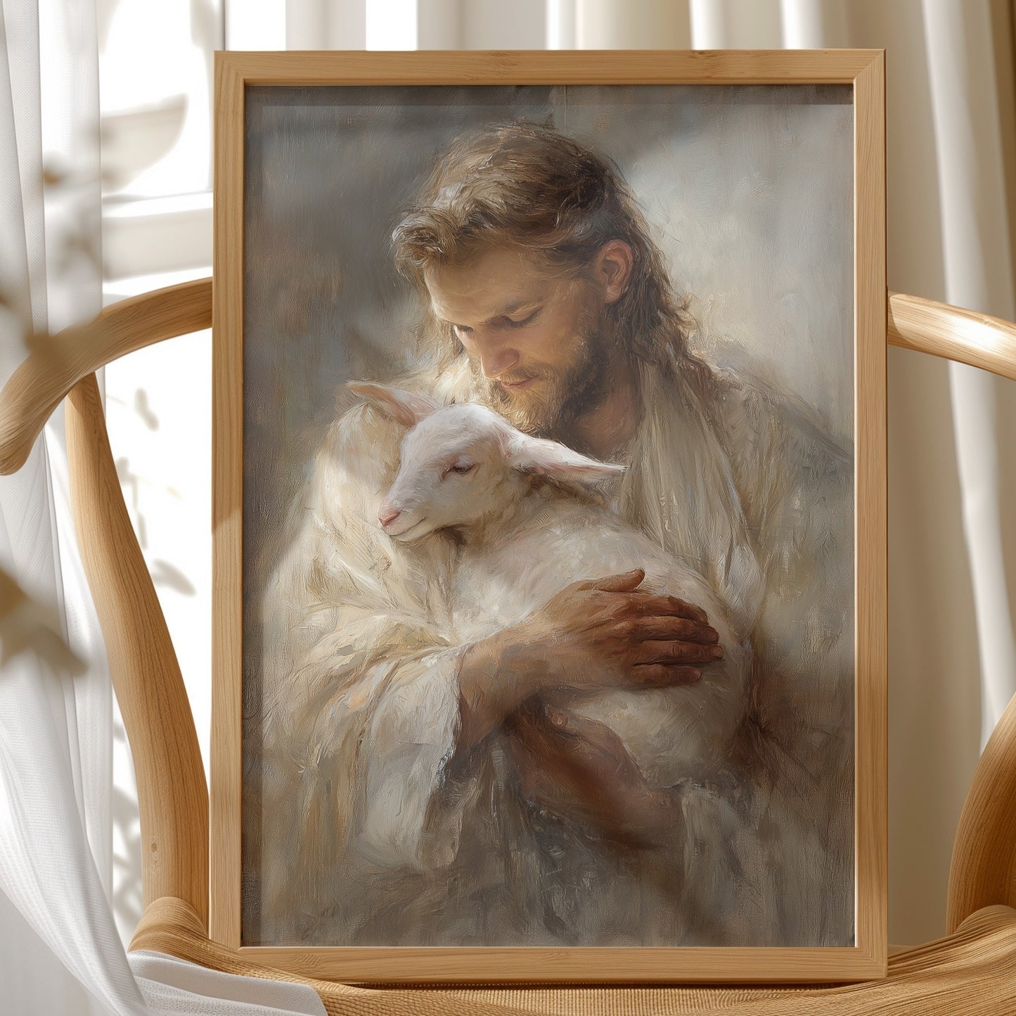 Gentle Guardian Cradles Innocence