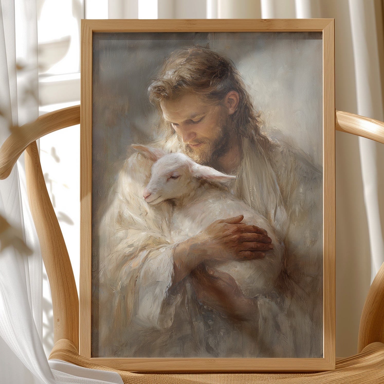 Gentle Guardian Cradles Innocence