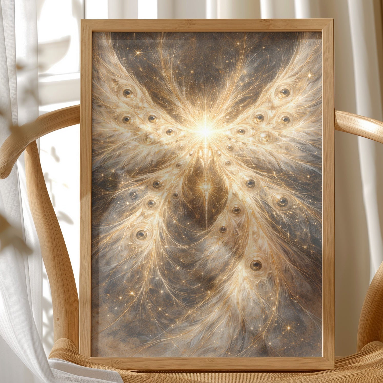 Celestial Phoenix Rises From Cosmic Ember