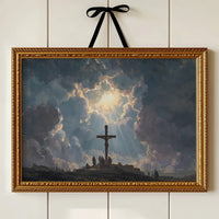 Divine Light Breaks Through Storm Clouds