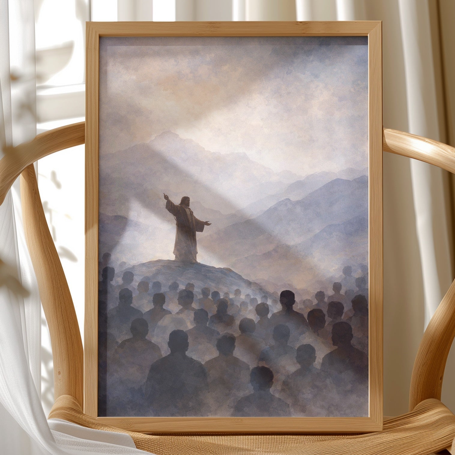 Ethereal Sermon Among Mountain Mists