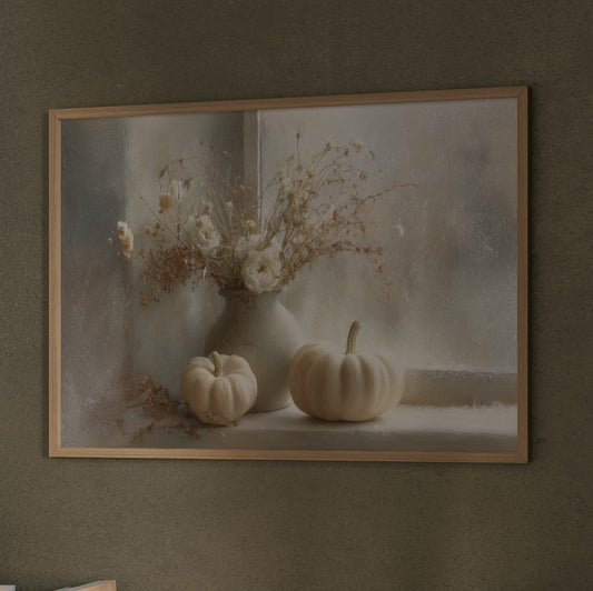 Ivory Dreams in Autumn Light
