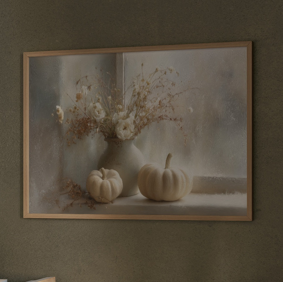 Ivory Dreams in Autumn Light