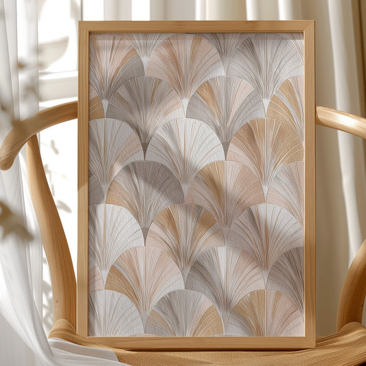 Gilded Feathers Rise In Symmetry