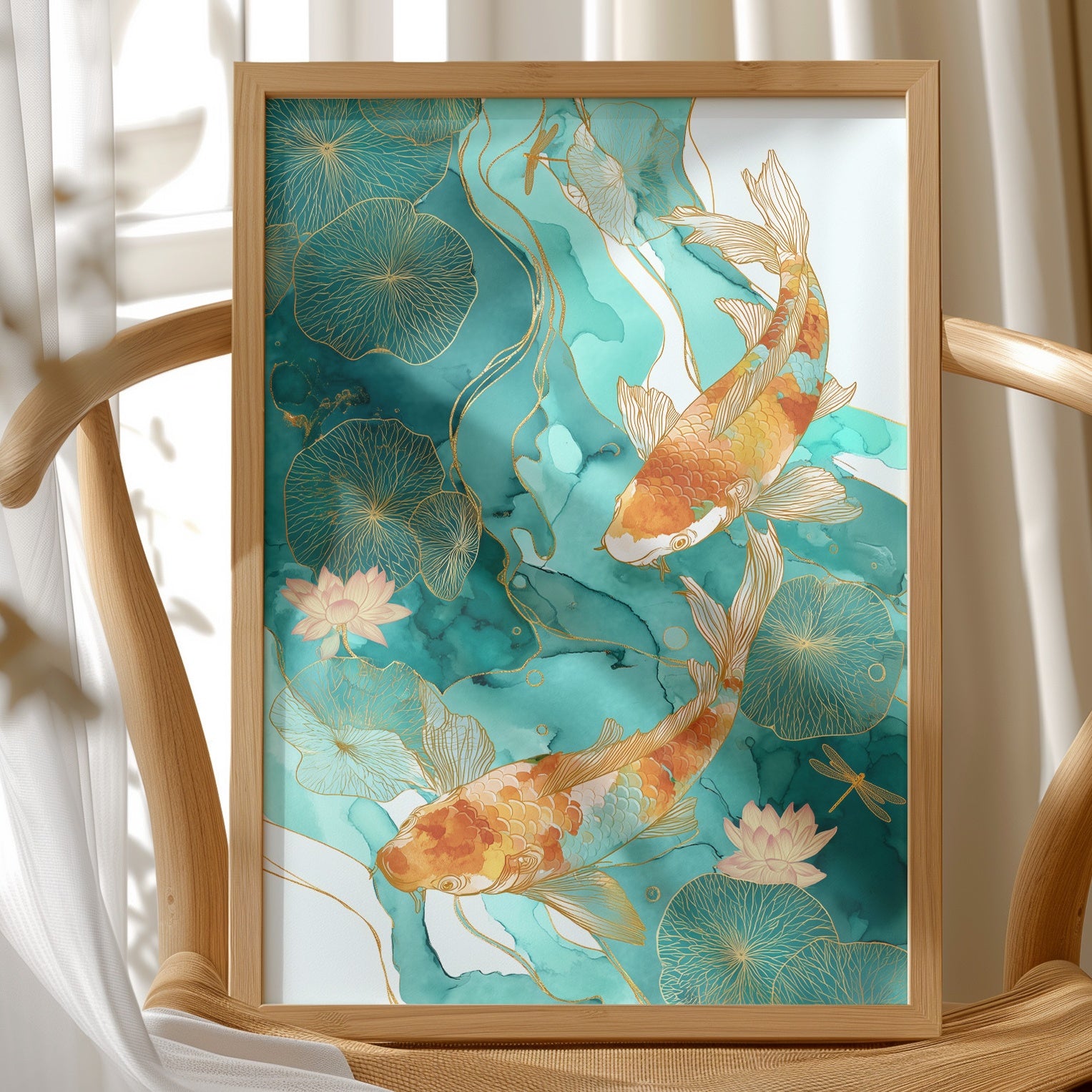 Golden Koi Circle Lotus Pools