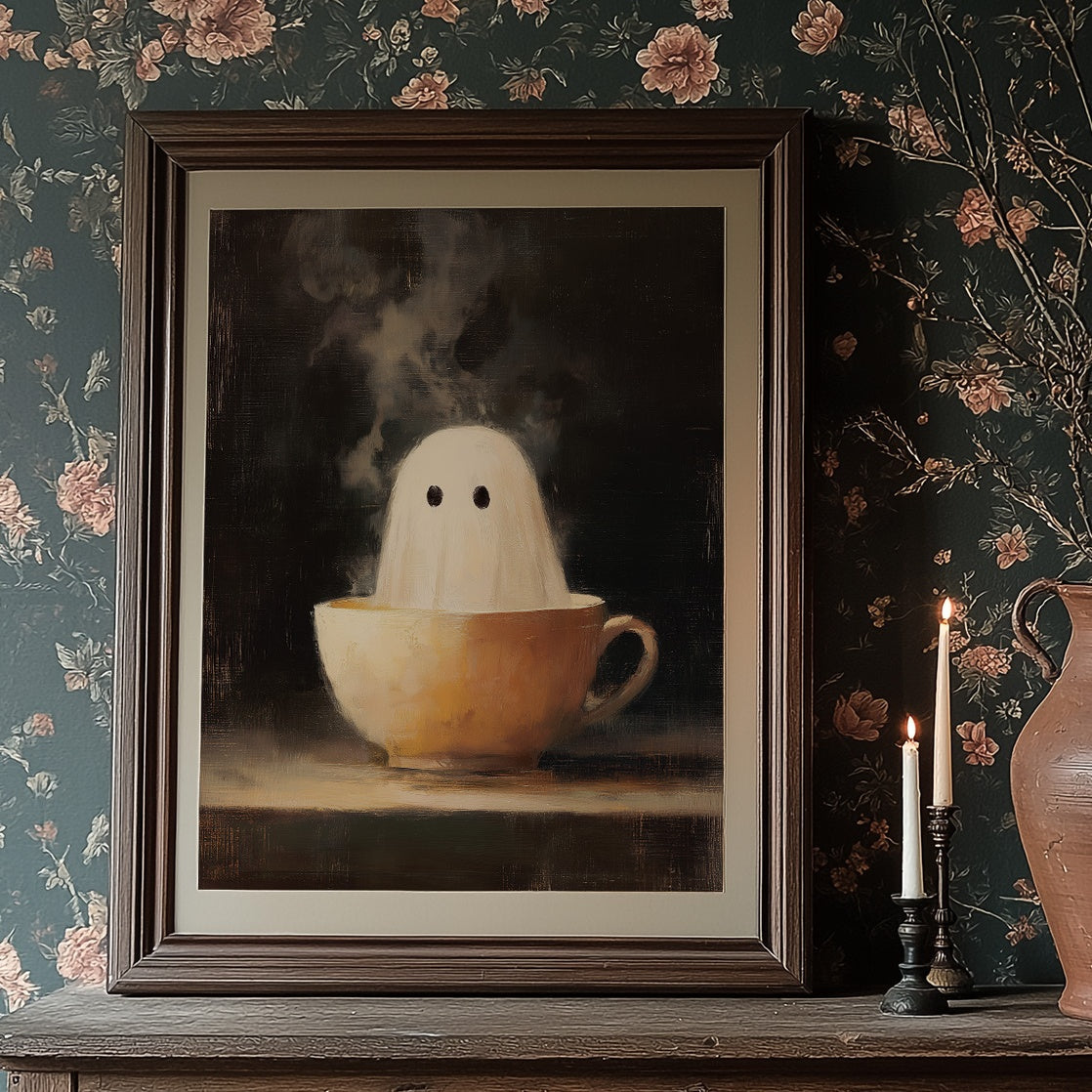 Ghost Finds Warmth In Teacup