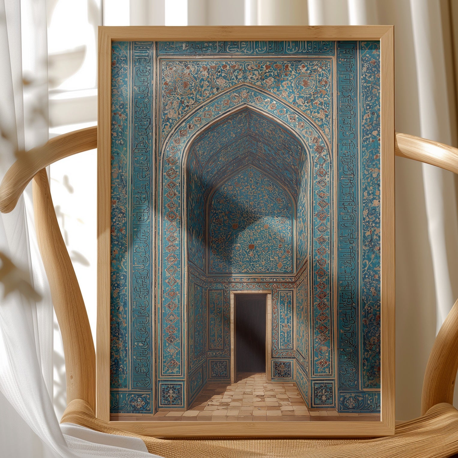 Turquoise Prayers Written In Gold