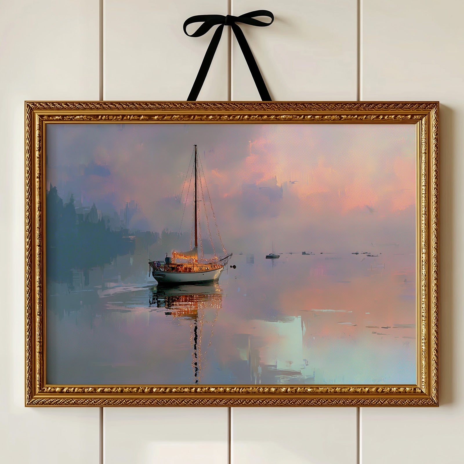 The Harbor Glows Before Dawn