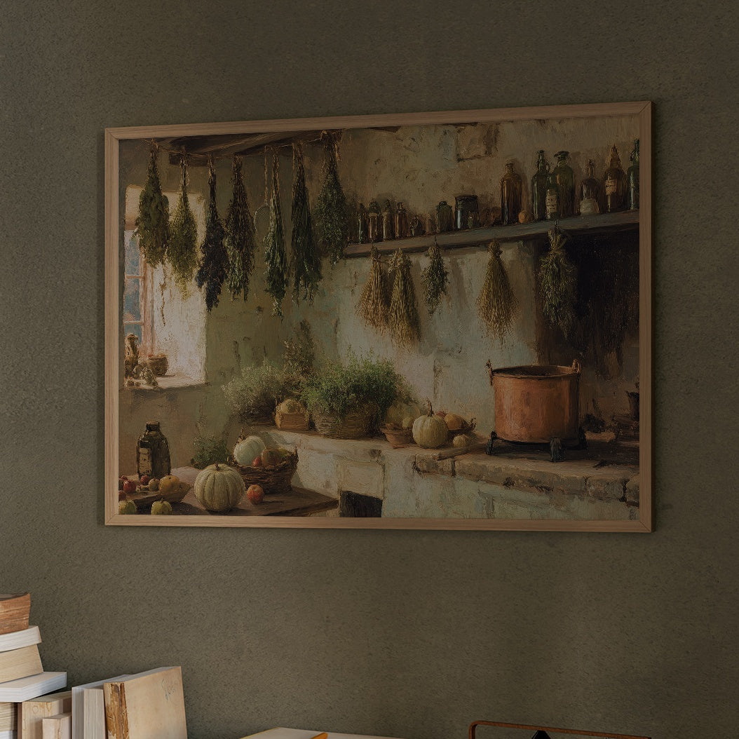 The Herbalist's Kitchen Before Frost