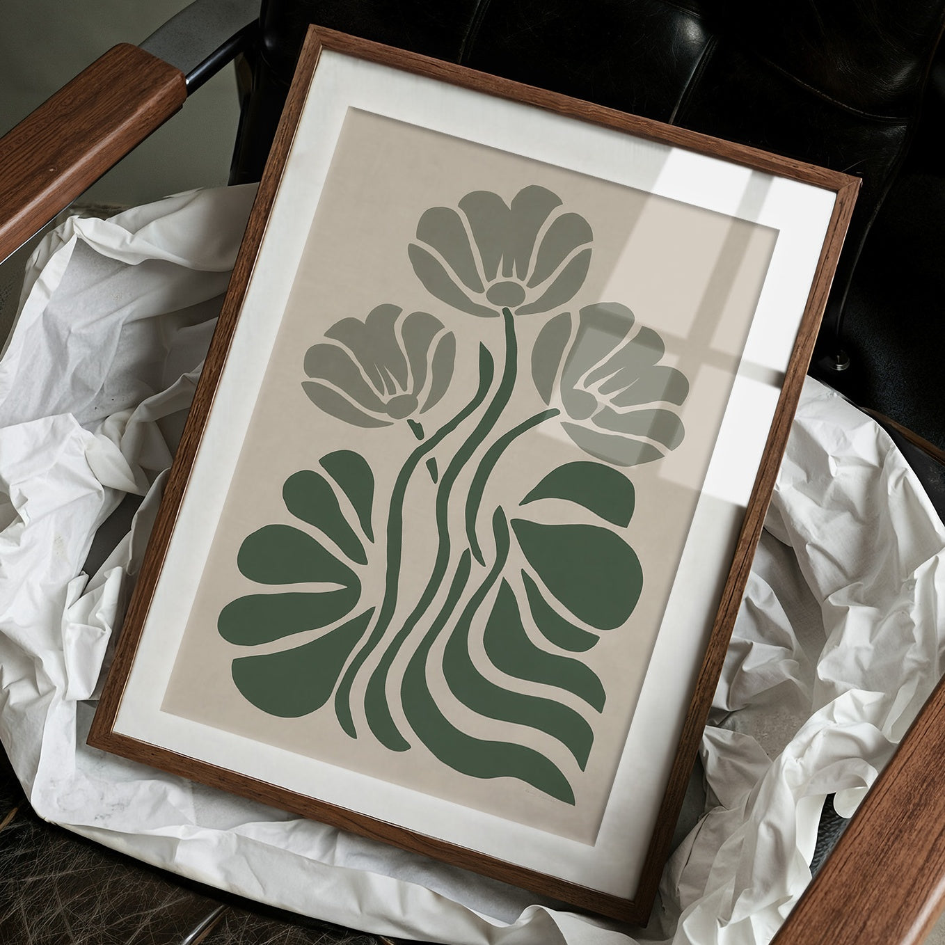 Tulips Dance In Sage Symmetry