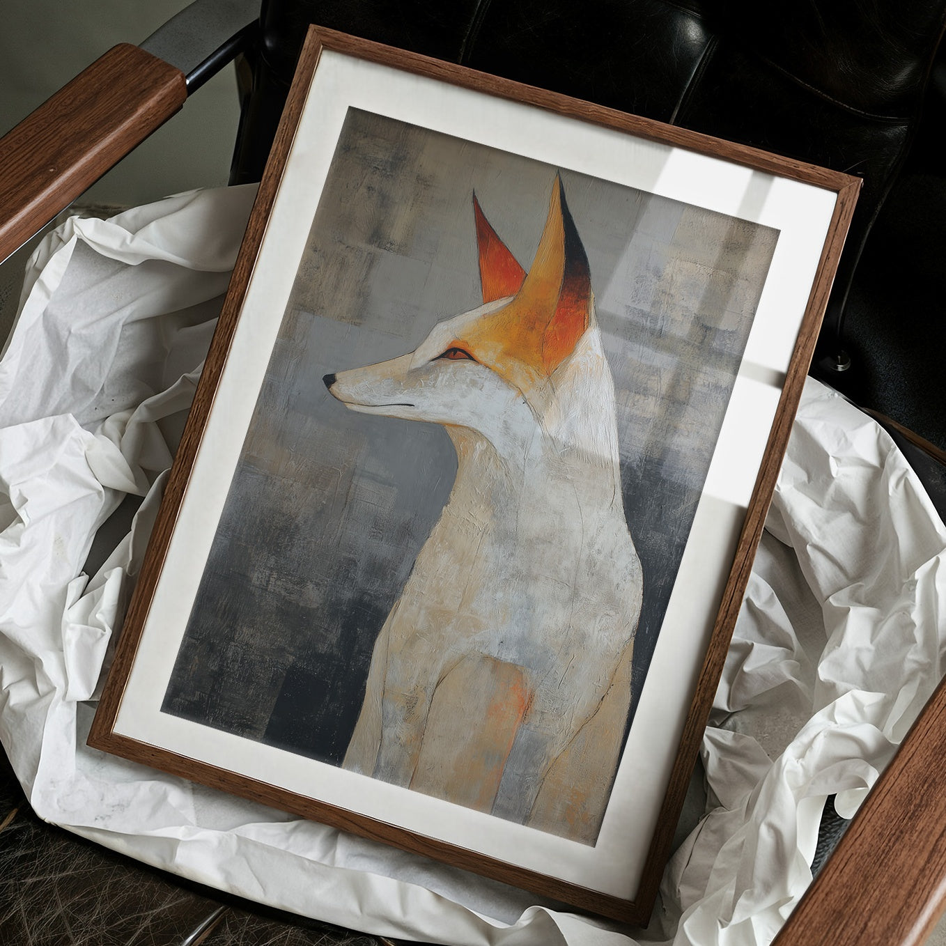 Urban Fox Finds Quiet Library Corner