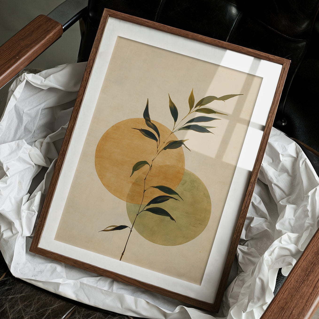 Bamboo Leaves Dance Through Golden Moons