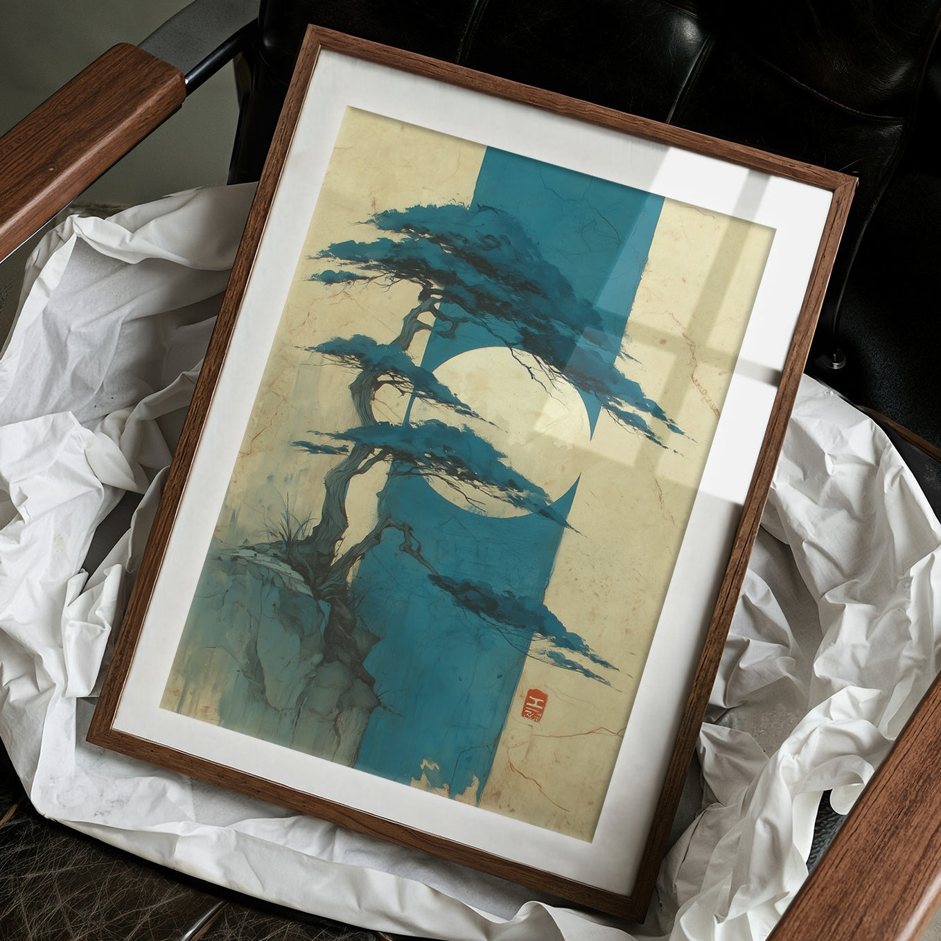 Lone Pine Bends Toward Moonlight