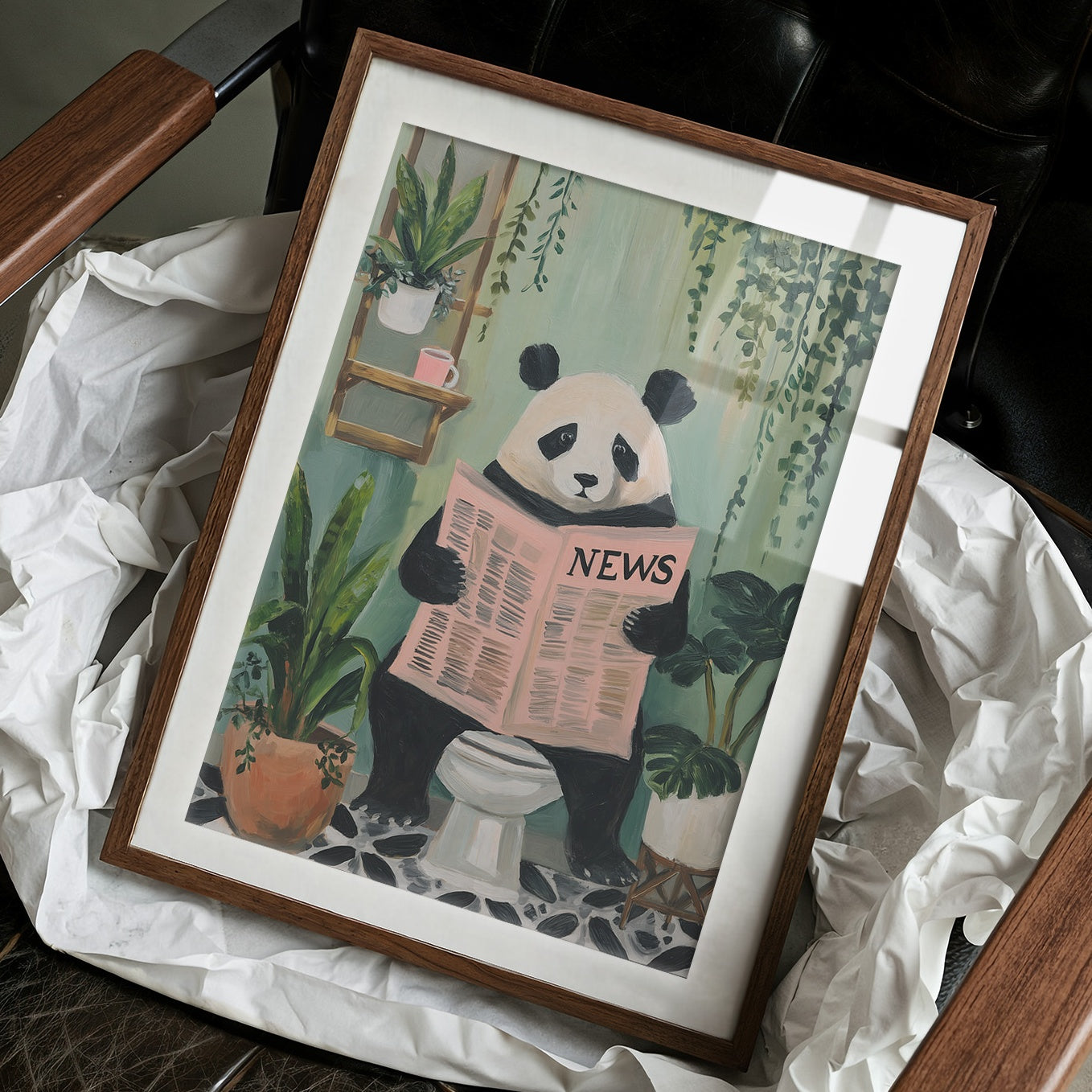 Panda's Morning Paper In Paradise