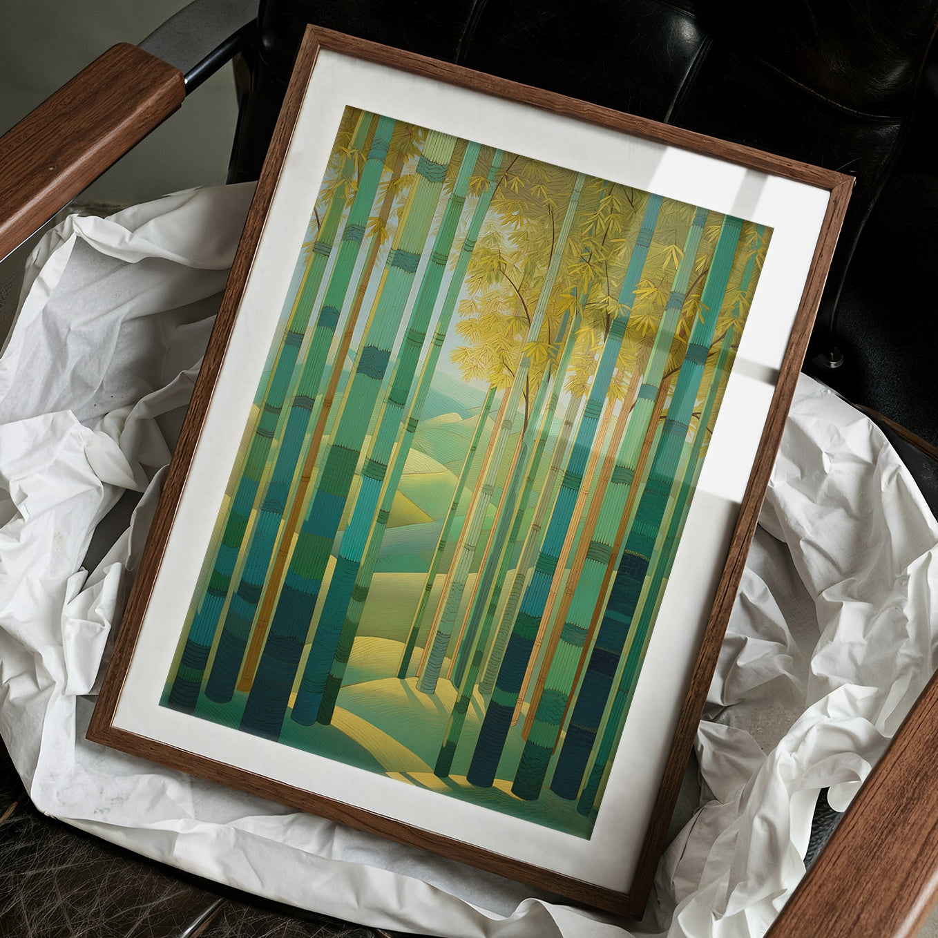 Bamboo Forest Leads To Dawn