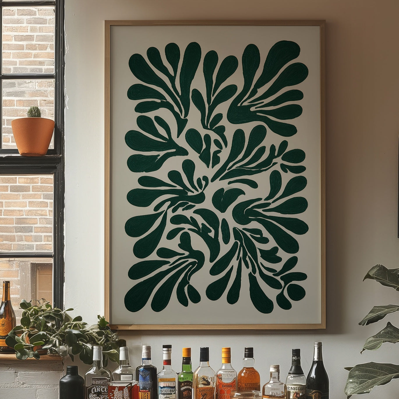 Emerald Petals Dance In Light