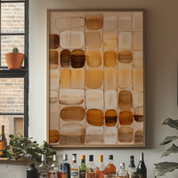 Honey Squares Dance In Morning Light