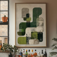 Moss Shapes Dance In Morning Light