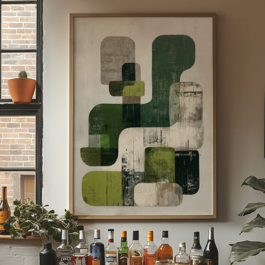 Moss Shapes Dance In Morning Light