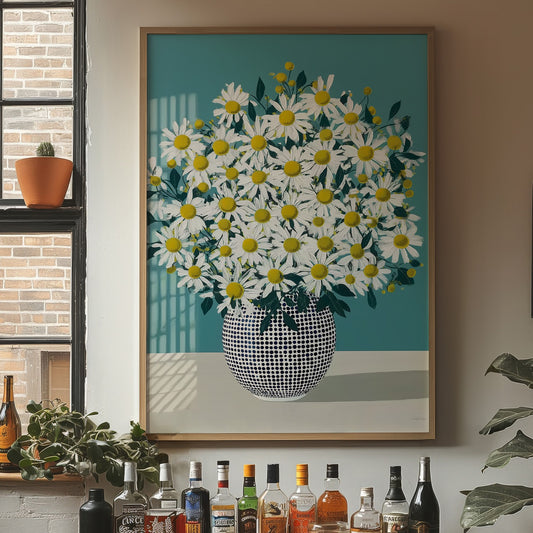 Daisies Dance In Morning Light