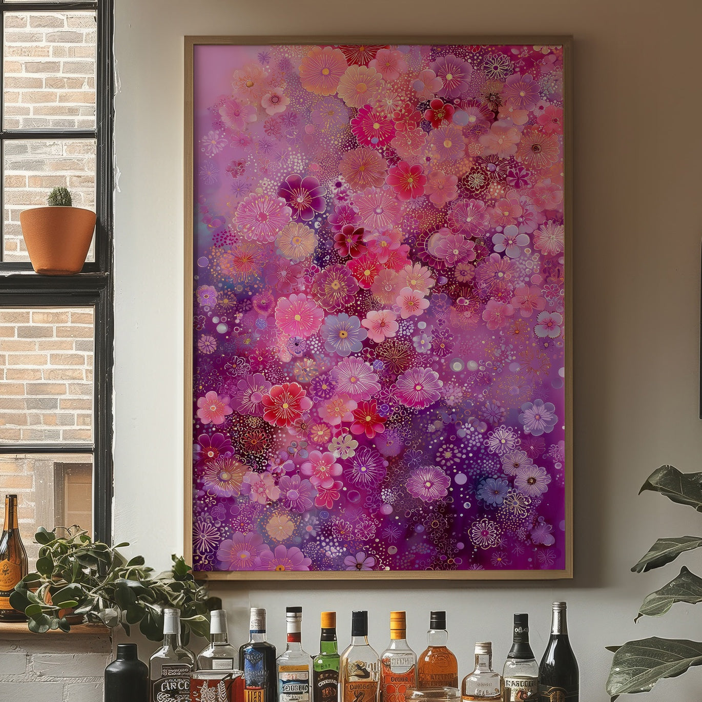 Cherry Blossoms Dance Through Purple Dreams