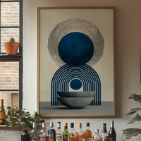 Blue Circles Dance In Morning Light