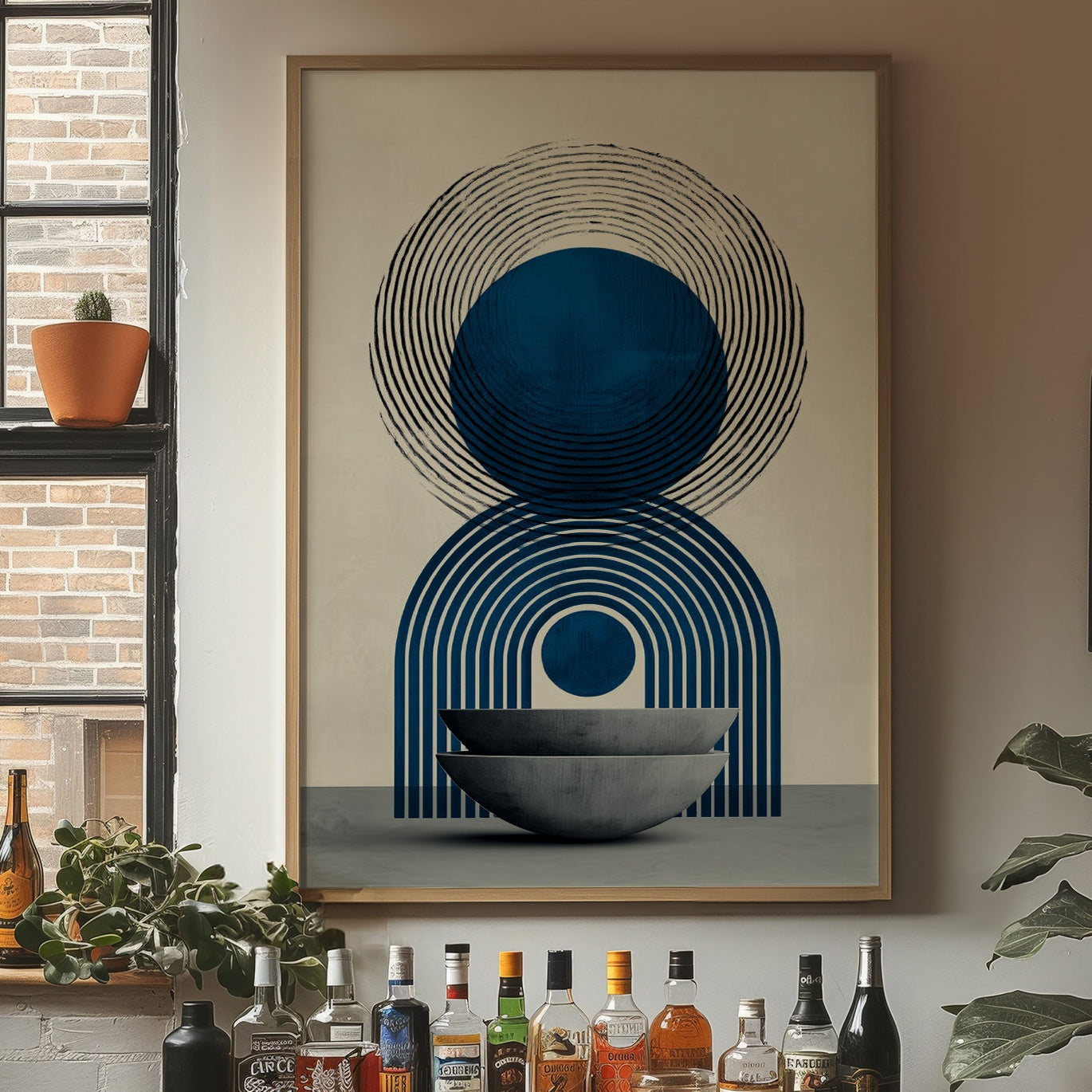 Blue Circles Dance In Morning Light