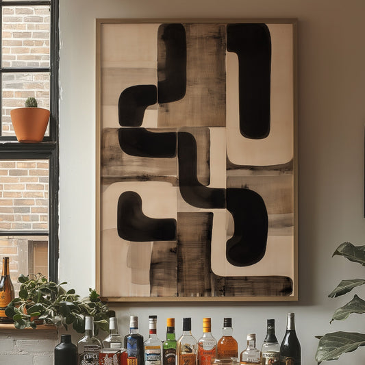 Modern Paths Cross In Neutral Light