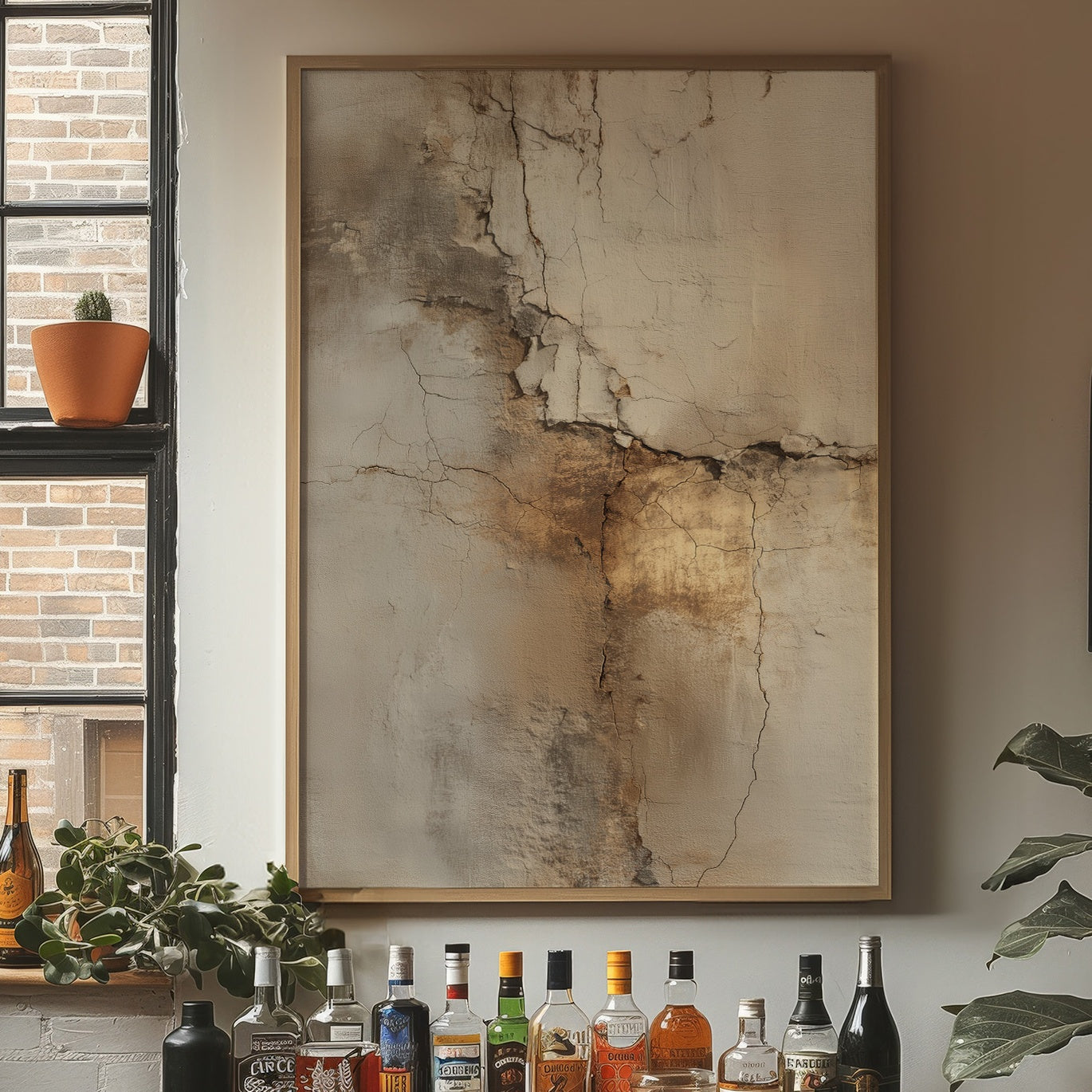 Sunlit Cracks Map Ancient Stories