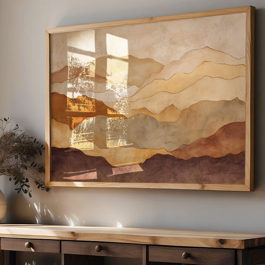 Mountains Flow Like Honey Light