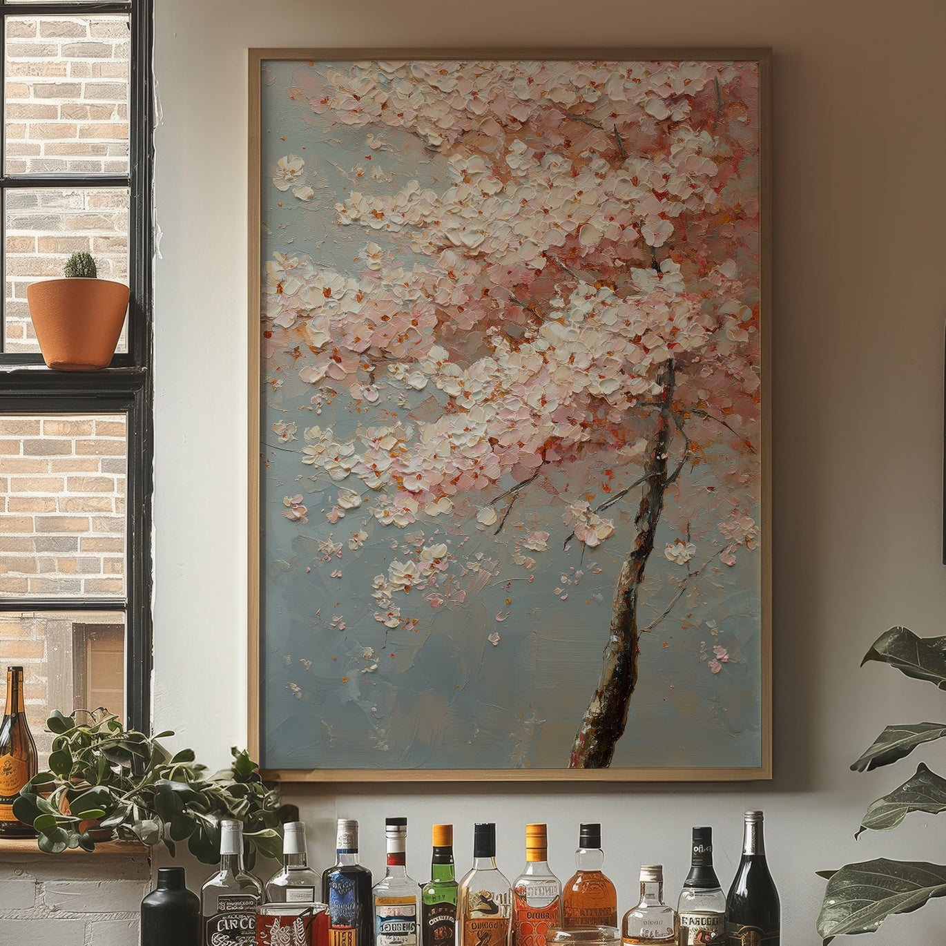 Cherry Blossoms Dance In Morning Light