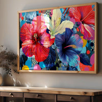 Tropical Blooms Catch Morning Light