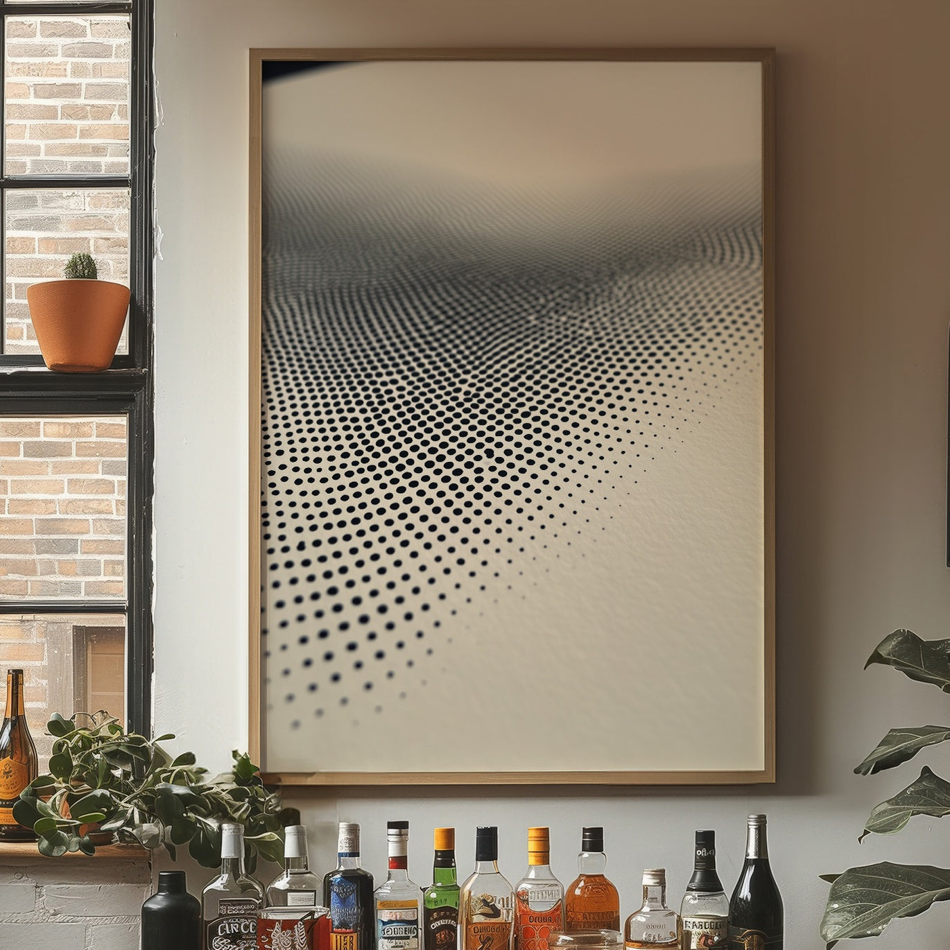 Dots Dance Into Infinite Space