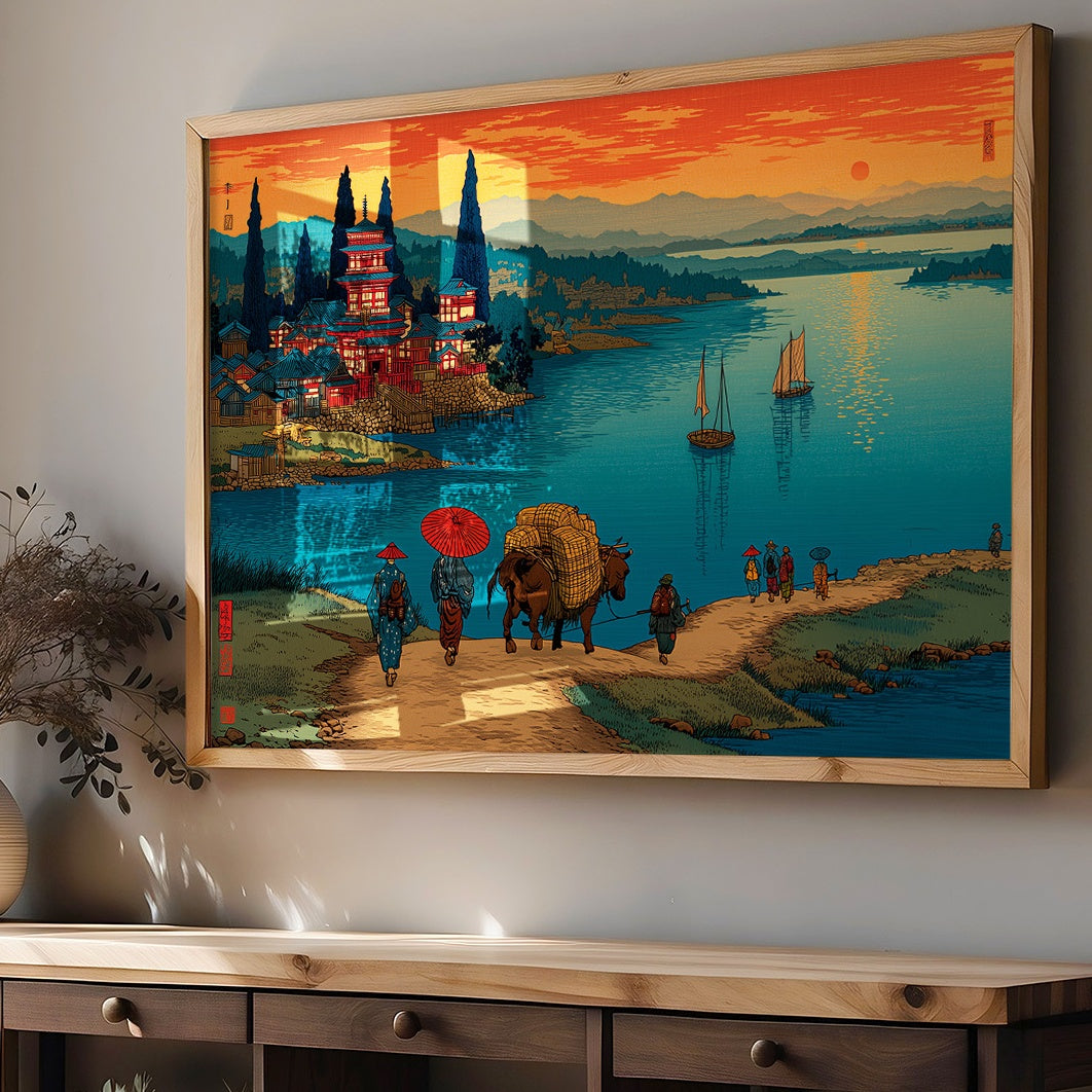 Travelers Follow Ancient Harbor Roads