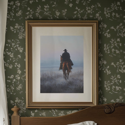 Dawn Rider On Misty Plains