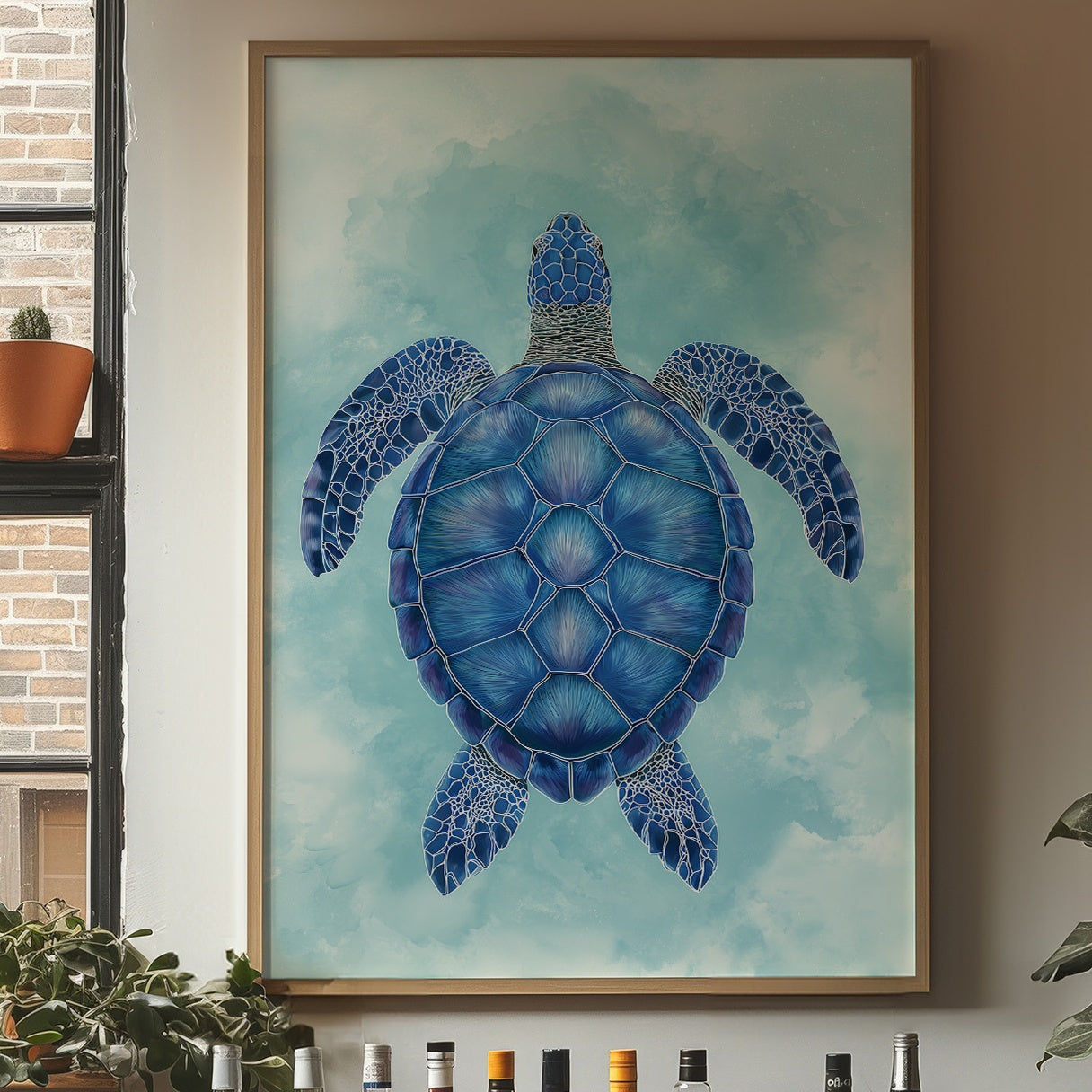 Azure Voyager In Gentle Tides