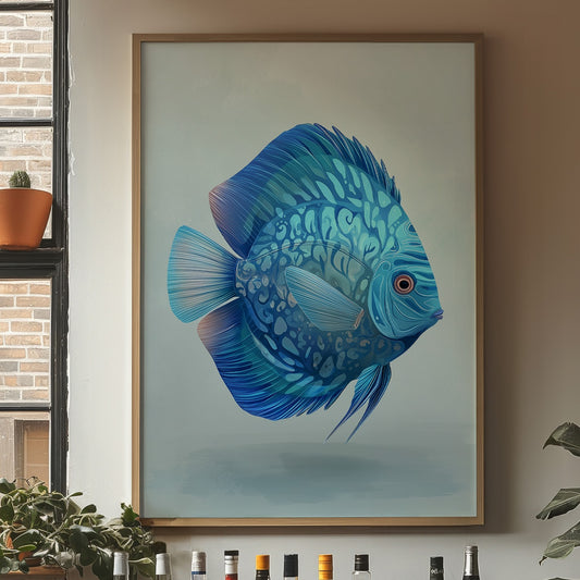 Azure Depths Meet Modern Calm