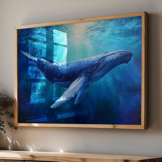 Ocean Giant In Azure Depths