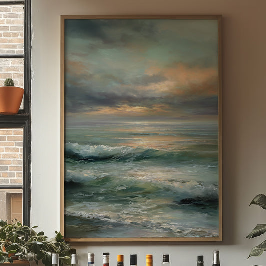 Seafoam Dances With Morning Light