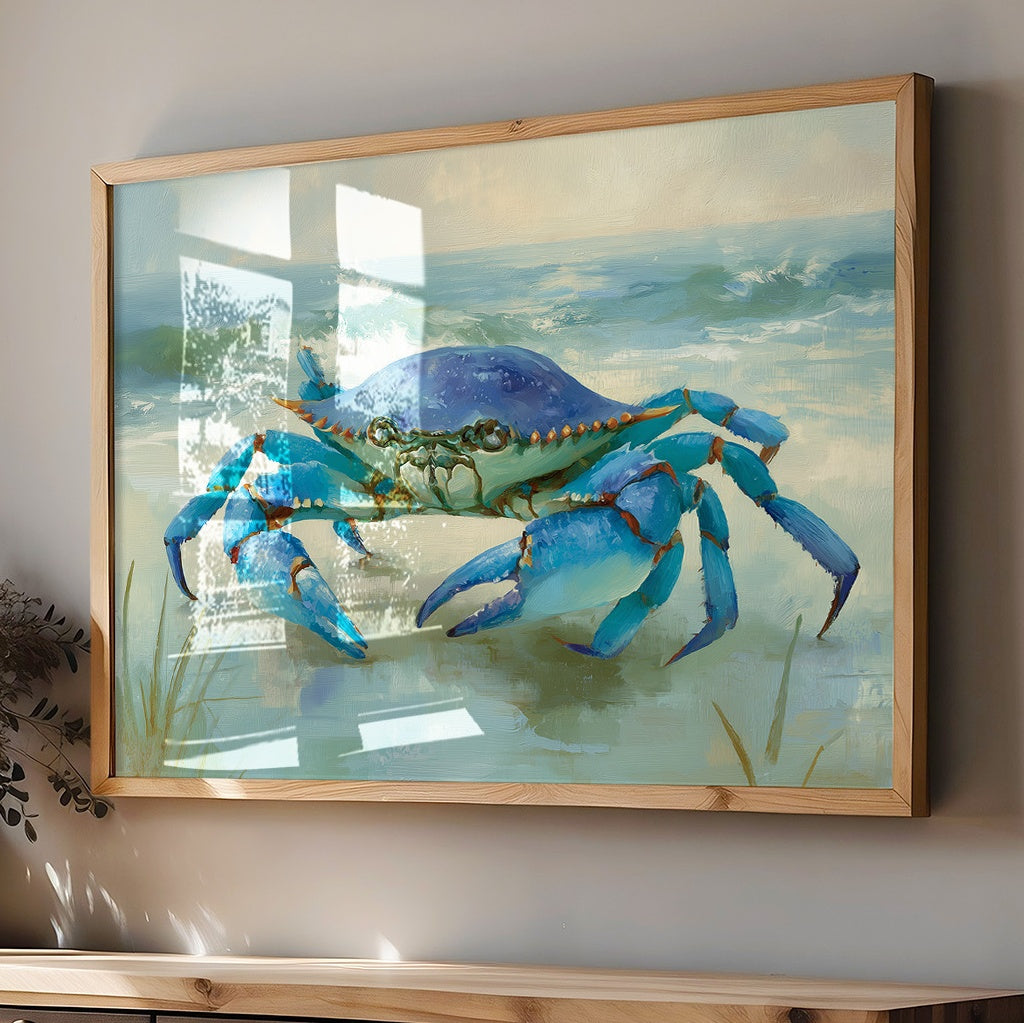 Blue Sentinel Of Tidal Shores