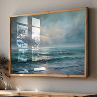 Ocean Breaths Between Storm Clouds