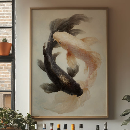 Koi Circle In Quiet Harmony