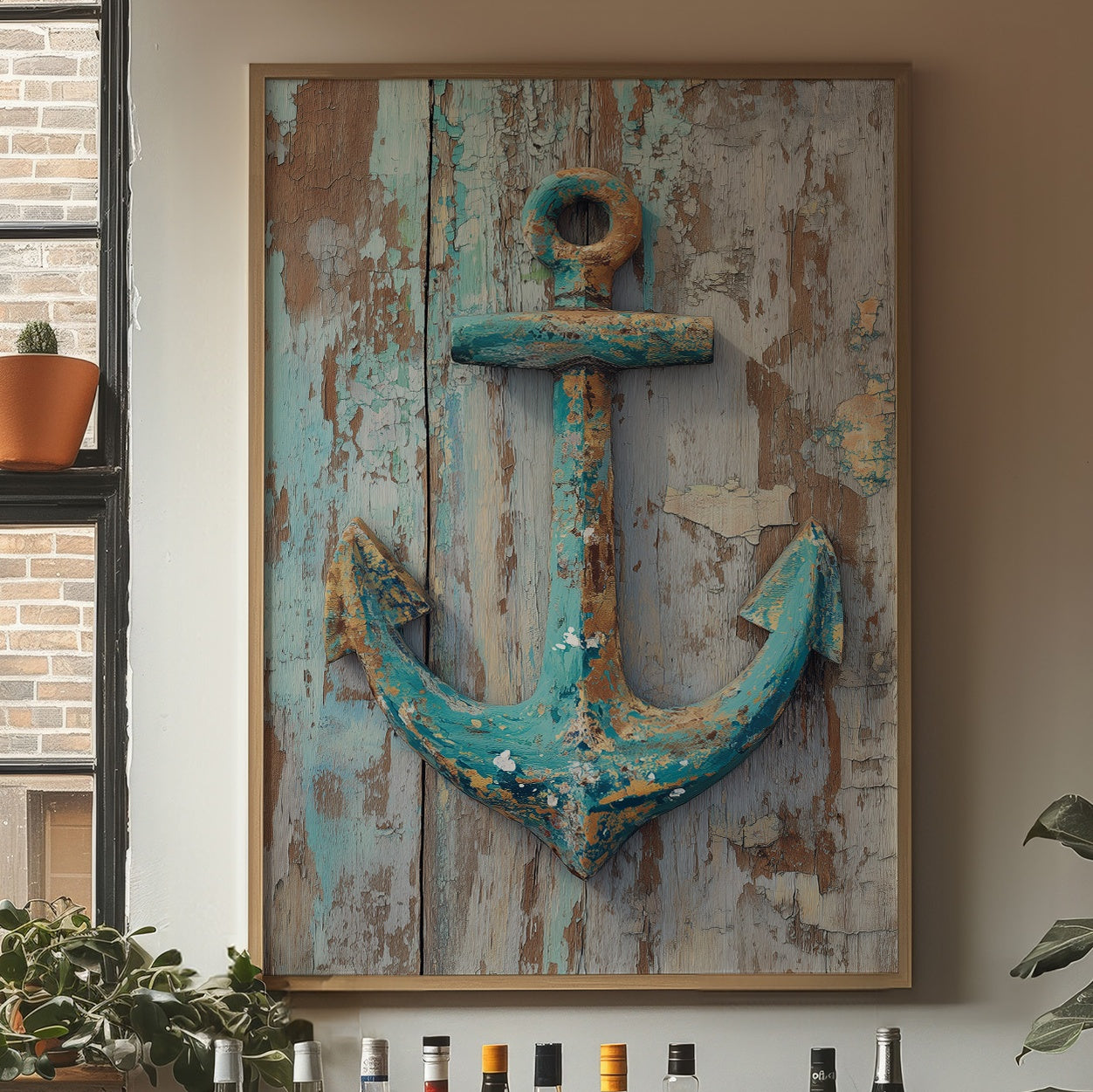 Weathered Anchor Tells Coastal Tales